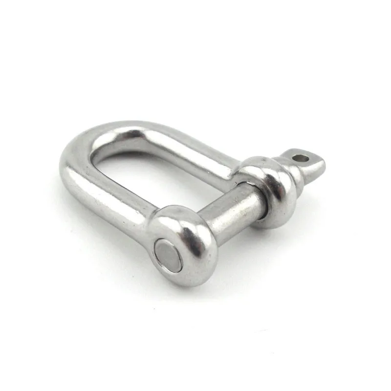 

1PCS/lot YT528b M16 304 Stainless Steel Type D Shackle Bow Shackle Quick-Release Fastener Load-bearing 800KG Free Shipping