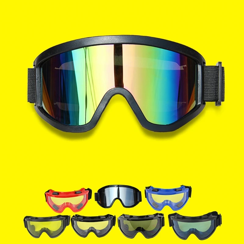 Motocross Scooter Dirt Bike Quad ATV UV Protection Snowboard Off-road SKI Racing Helmet Goggles Glasse Kid Adult