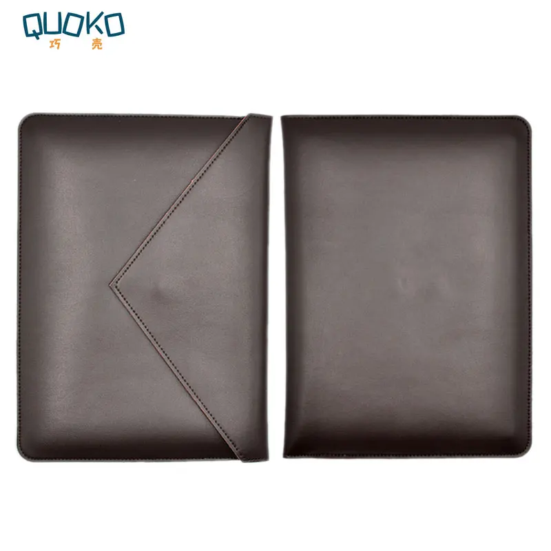 Laptop bag case Microfiber Leather Sleeve for Dell XPS 13 15 9350/9360/9370/9550/9560  Dual Pocket Envelope style