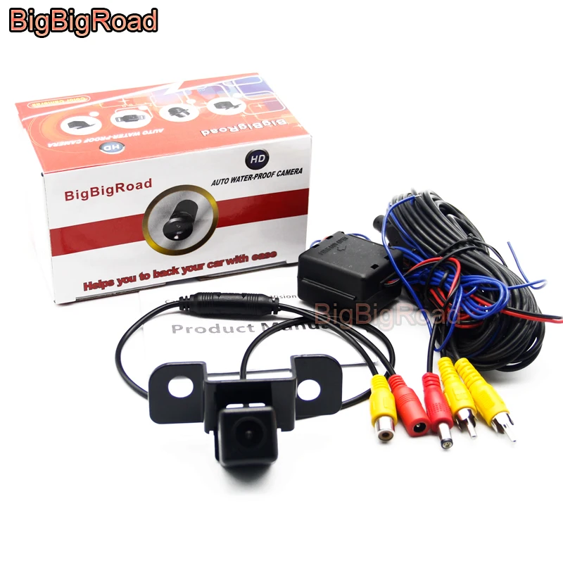 

BigBigRoad Car Rear View Camera For Toyota Crown 2008 2009 Honda Spirior 2013 Night Vision Waterproof CCD Parking Backup Camera