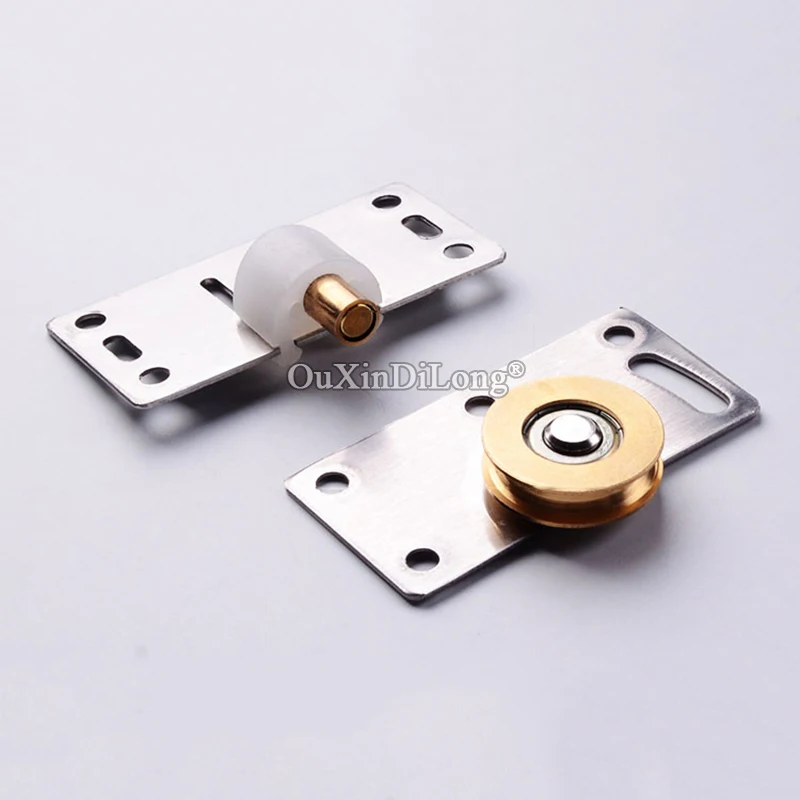 

Brand New 10Sets Heavy Duty Funiture Sliding Door Rollers Pulleys Runners Cupboard Wardrobe Closet Cabinet Mute Wheels