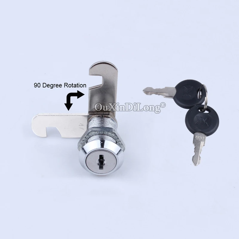 20PCS Zinc Alloy Cam Locks Letterbox Mailbox Metal Cabinet Locks Drawer Lock Cupboard Locker File Cabinet Locks 16/20/25/30/40mm