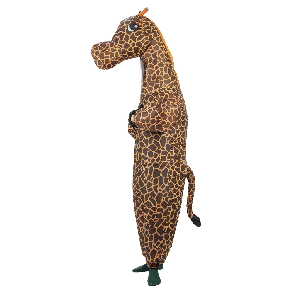 JYZCOS Inflatable Giraffe Costume Purim Halloween Party Costume Adult Cosplay Suit Fantasy Woman Dress Carnival Mascot Costume