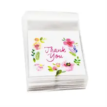 Plastic Thank You Bags 100 pcs #2