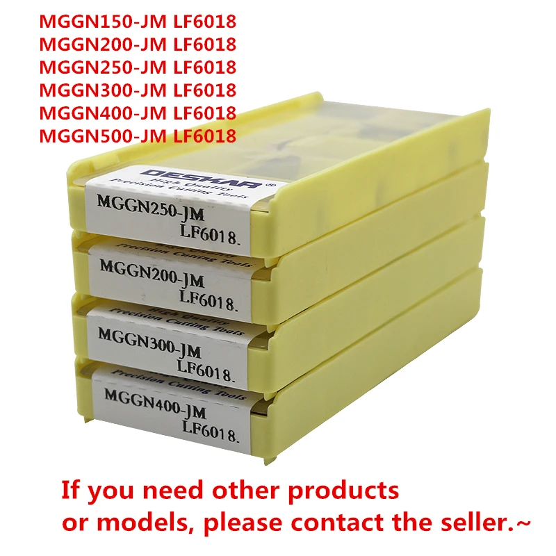 

DESKAR MGGN150 MGGN200 MGGN250 MGGN300 MGGN400 MGGN500 LF6018 Carbide Insert MGGN Inserts