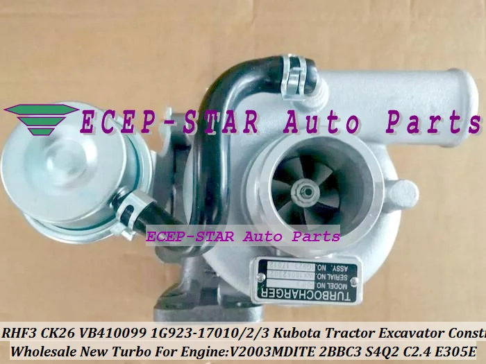 RHF3 CK26 3T-515 CK30 3T515 49131-02530 49131-02531 49131-02540 Turbo For BobCat S205 W. Tractor Excavator V2003MDITE S4Q2 E305E