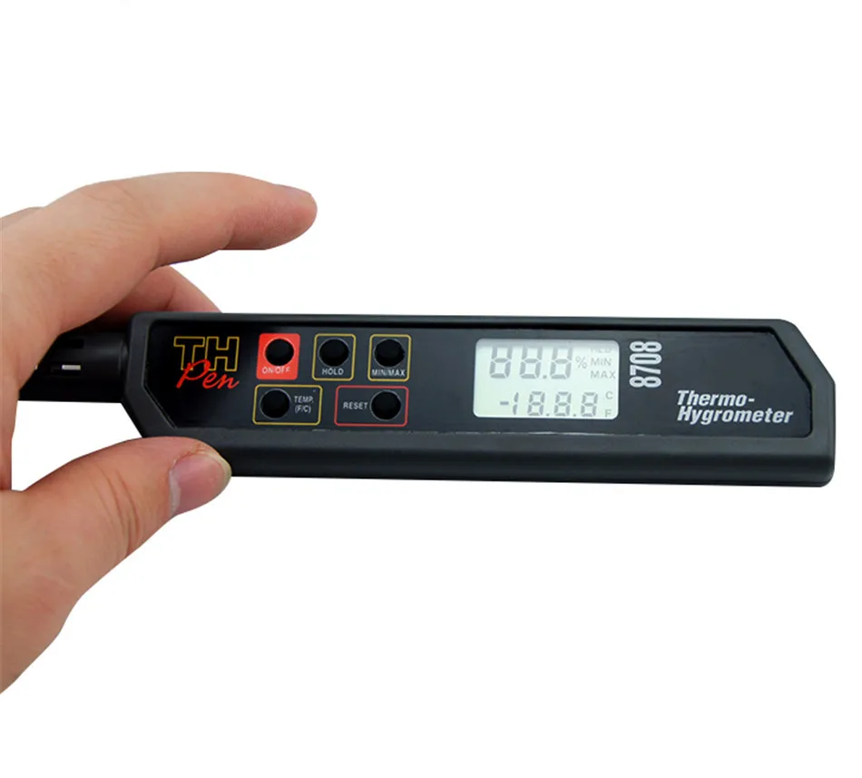 Portable Handheld Pen Type Digital Hygro-thermometer Hygrometer-DP/WBT