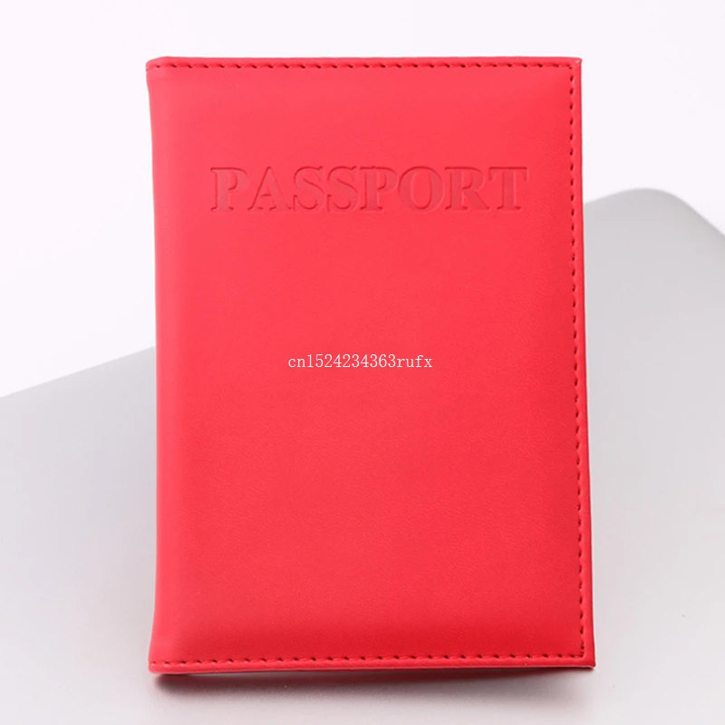 200 PCS Travel Passport Holder Card Cover On The Case For Women's Men Leather Passport Cover Storage Bags