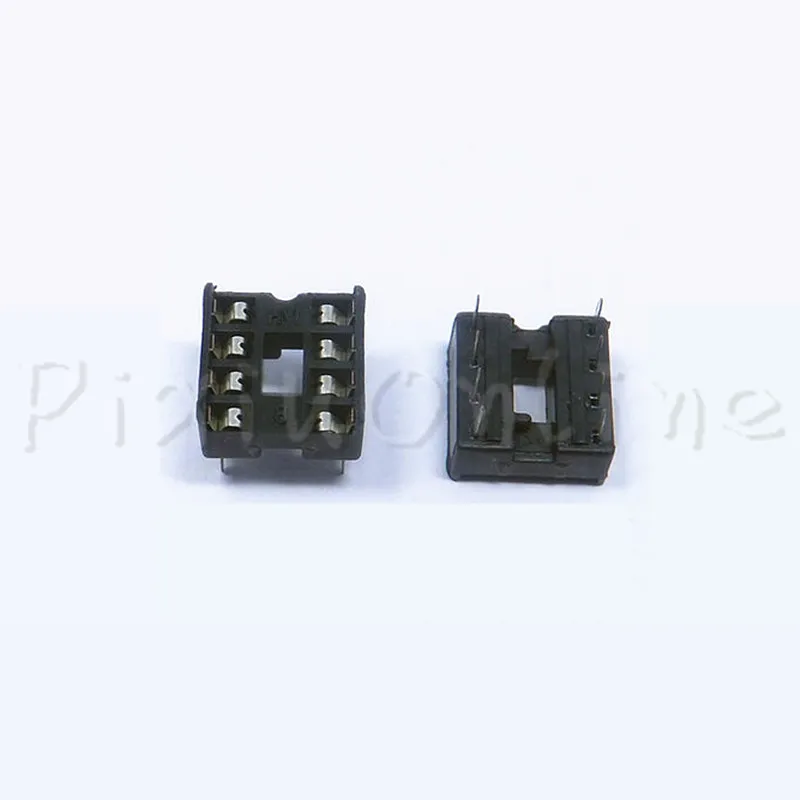 20PCS ST079 DIP8 IC Sockets Adaptor 8 Pin Solder Type IC Connector Chip Base Free Shipping