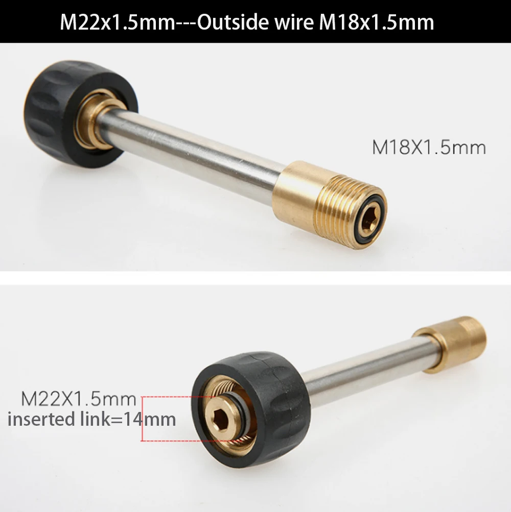 high pressure car washer Karcher HD series total brass extension lance water spray gun metal lance city wolf cleaning accessory