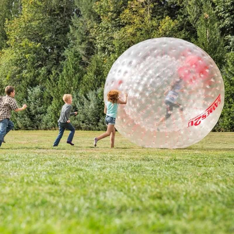 2.5m Dia ขนาดใหญ่ Inflatable Body Zorb Ball Air มนุษย์หนูแฮมสเตอร์ Ball Inflatable Rolling Zorb Ball