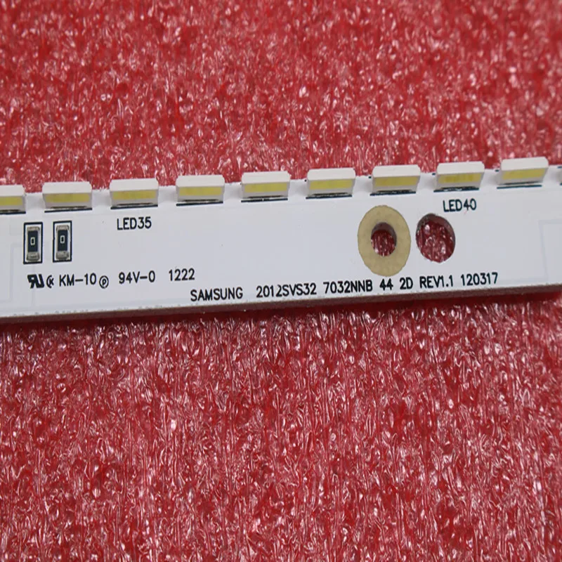 6V 32inch LED podsvícení svléknout se pro Samsung TV 2012SVS32 7032NNB 2D V1GE-320SM0-R1 32NNB-7032LED-MCPCB UA32ES5500 44leds 406mm