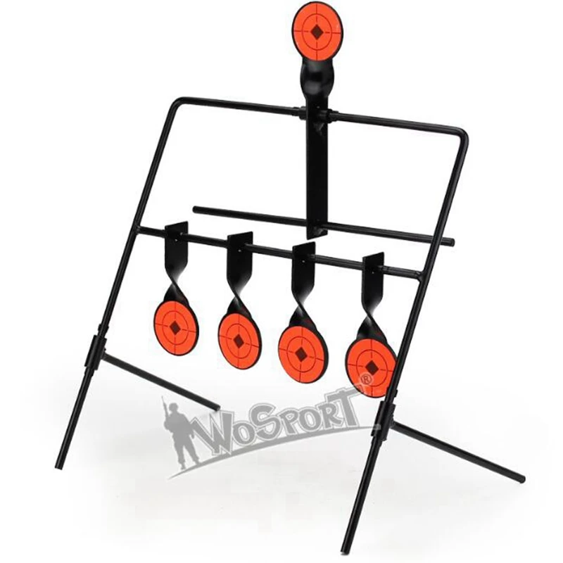 High Quality Airsoft BB Gun Shooting Target 5/7/9 Paintball Archery Resetting Target Rated for .22/.177 Caliber Training