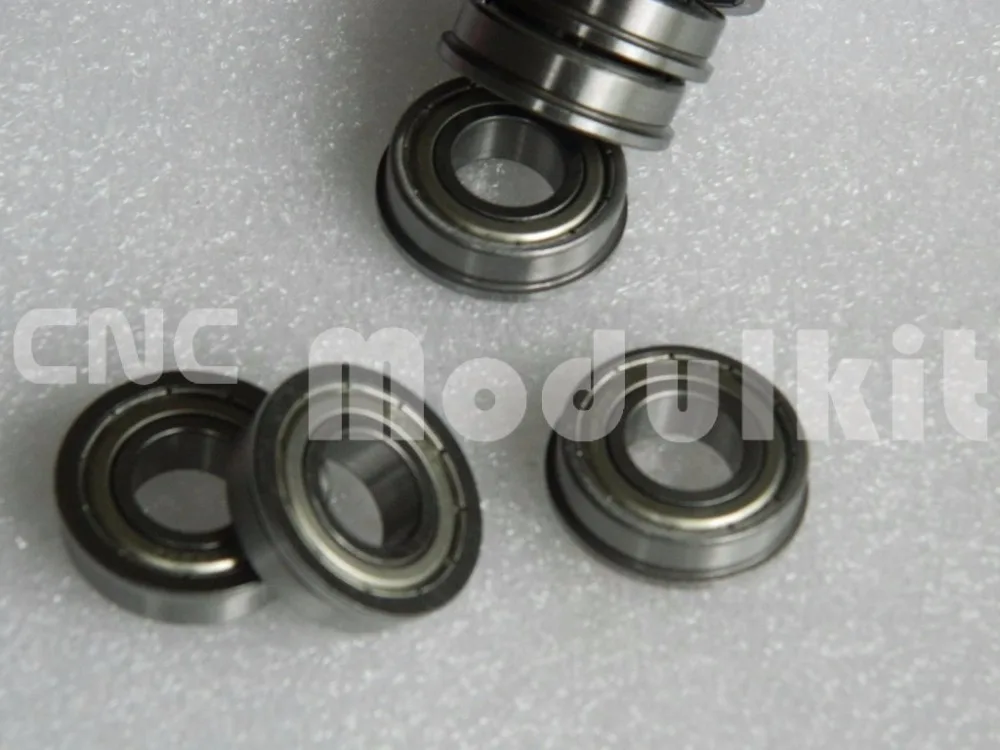 Flange Bearing High Precision F6002ZZ Deep Groove Ball Linear Bearing 15 x 32 x 9mm ZGCr15 Steel Seal Unit Bearing CNC Modulkit