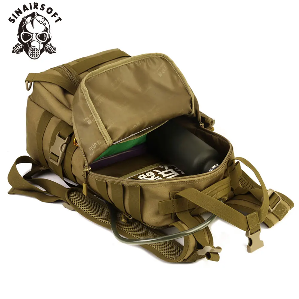 Imagem -05 - Tático Mochila 900d à Prova Impermeável Água Ombro Airsoft Caça Acampamento Multi-purpose Molle Caminhadas Viagem Esporte Bolsa 30l