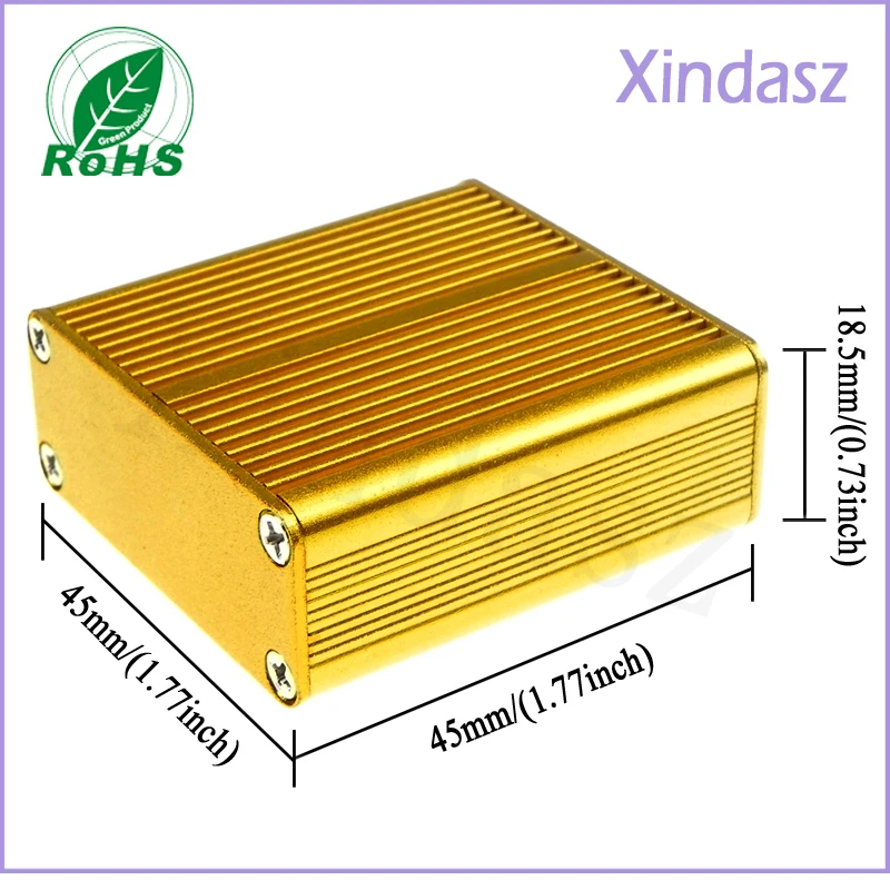

1 шт./лот 45*45*18,5 мм алюминиевый корпус балласта алюминиевый экструзионный корпус коробка