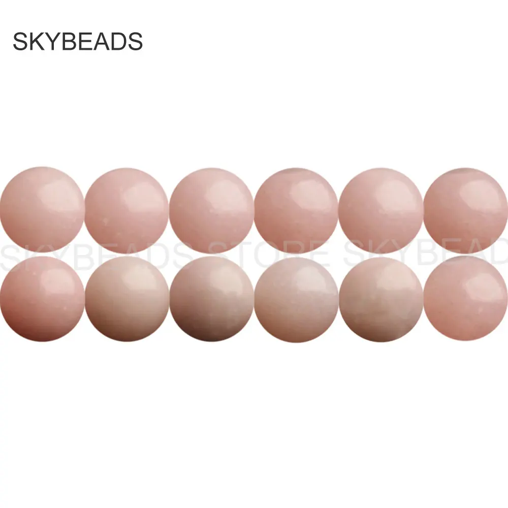 

Natural Pink Opal Healing Gemstone Round 4 6 8 10mm Loose Beads for DIY Necklace Bracelet Earrings Jewelry Craft Making Supplies