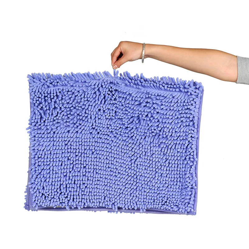 High Quality Bathroom Carpet Anti-slip Bath Rug Outdoor Shower Room Rugs And Mats Chenille Bathroom Floor Mat Toilet Door Mat