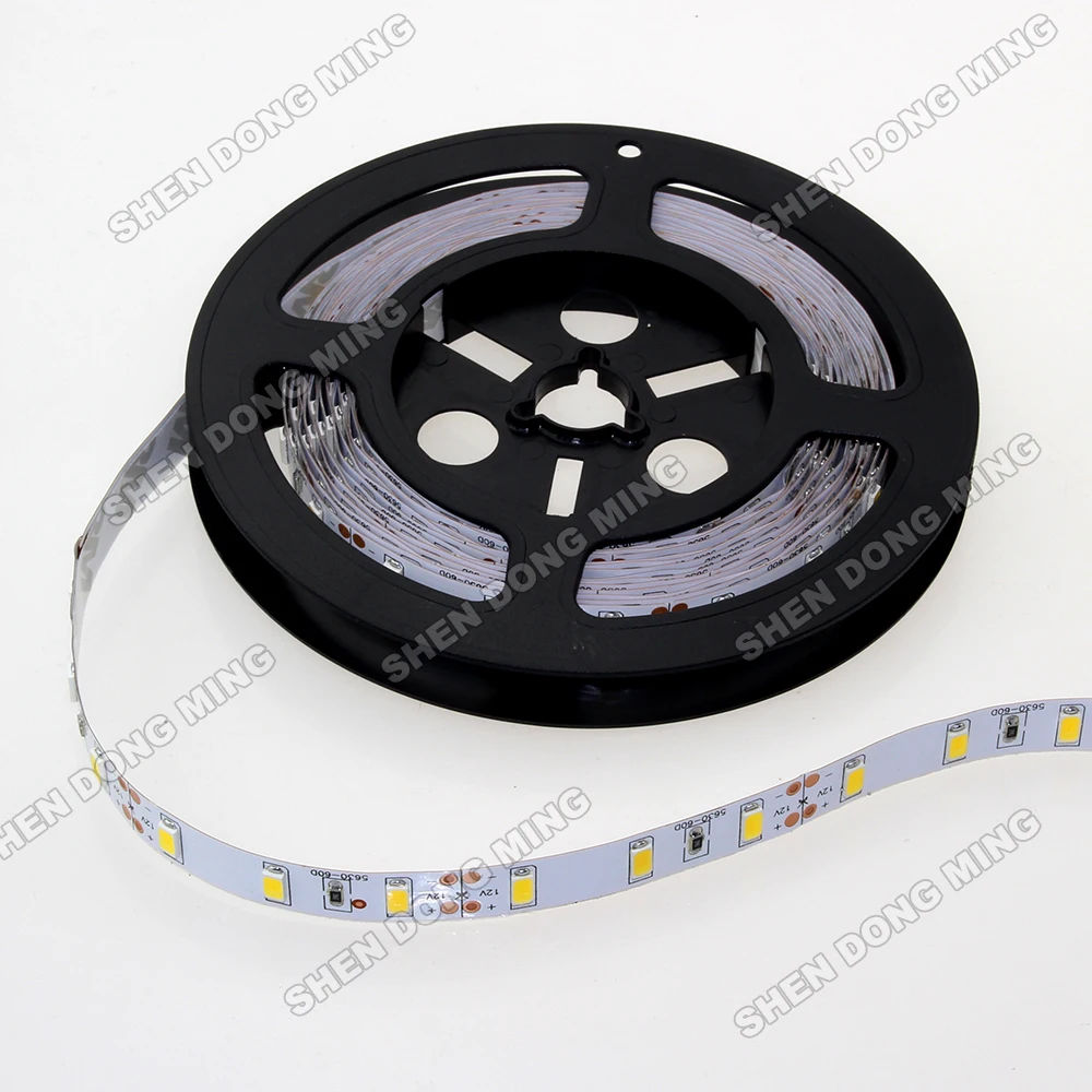 5m led light single color 60leds/m white/warm white/red/green/blue LED Strip 5630 flexible led riobbn