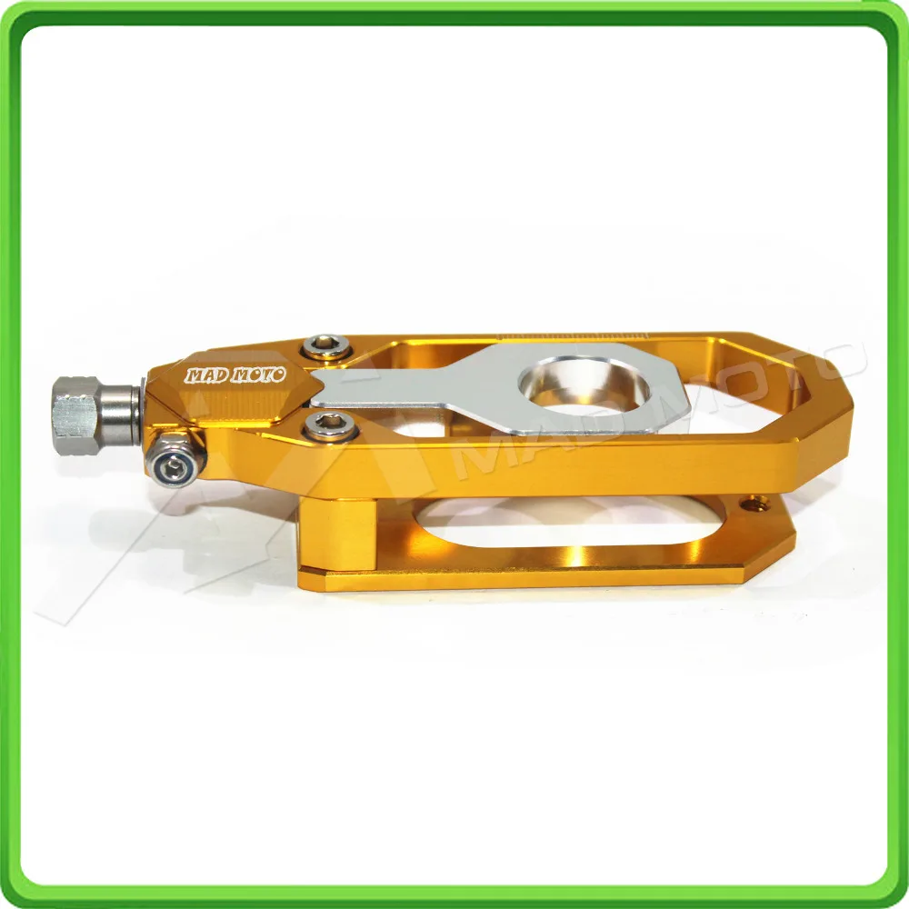 Motorcycle Chain Tensioner Adjuster fit for YAMAHA R6 YZF-R6 2006 2007 2008 2009 2010 2011 2012 2013 2014 2015 2016 Gold&Silver