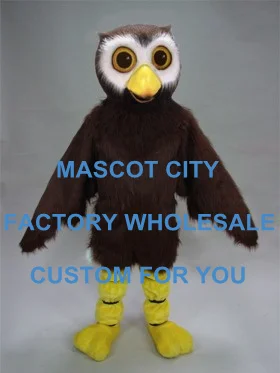 

Hoot Owl Mascot Costume Adult Size Cartoon Character Carnival Party Cosply Mascotte Mascota Fit Suit Kit Free Ship SW1048