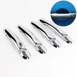 For Renault Clio 4 Clio MK4 IV 2012 - 2017 Chrome Door Handle Cover Trim 2013 2014 2015 2016 Car Accessories Stickers Styling