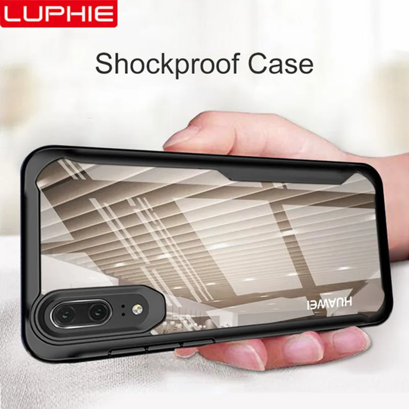 LUPHIE Transparent Phone Case For Huawei P40 P30 Pro Lite Clear Shockproof Cover For Huawei Mate 40 30 20 Honor X9 Clear Cases