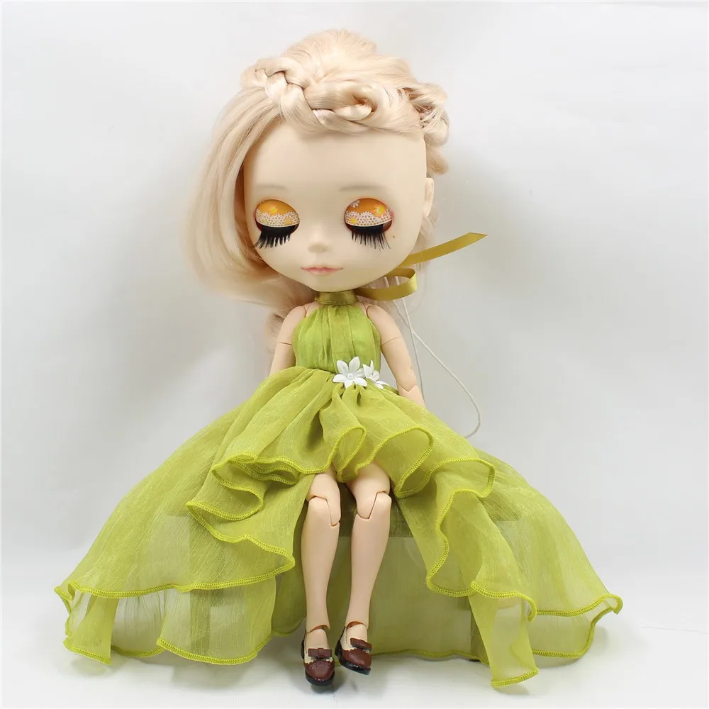 DBS Clothes for Blyth icy Doll Elegant Dress different color with flower girl gift