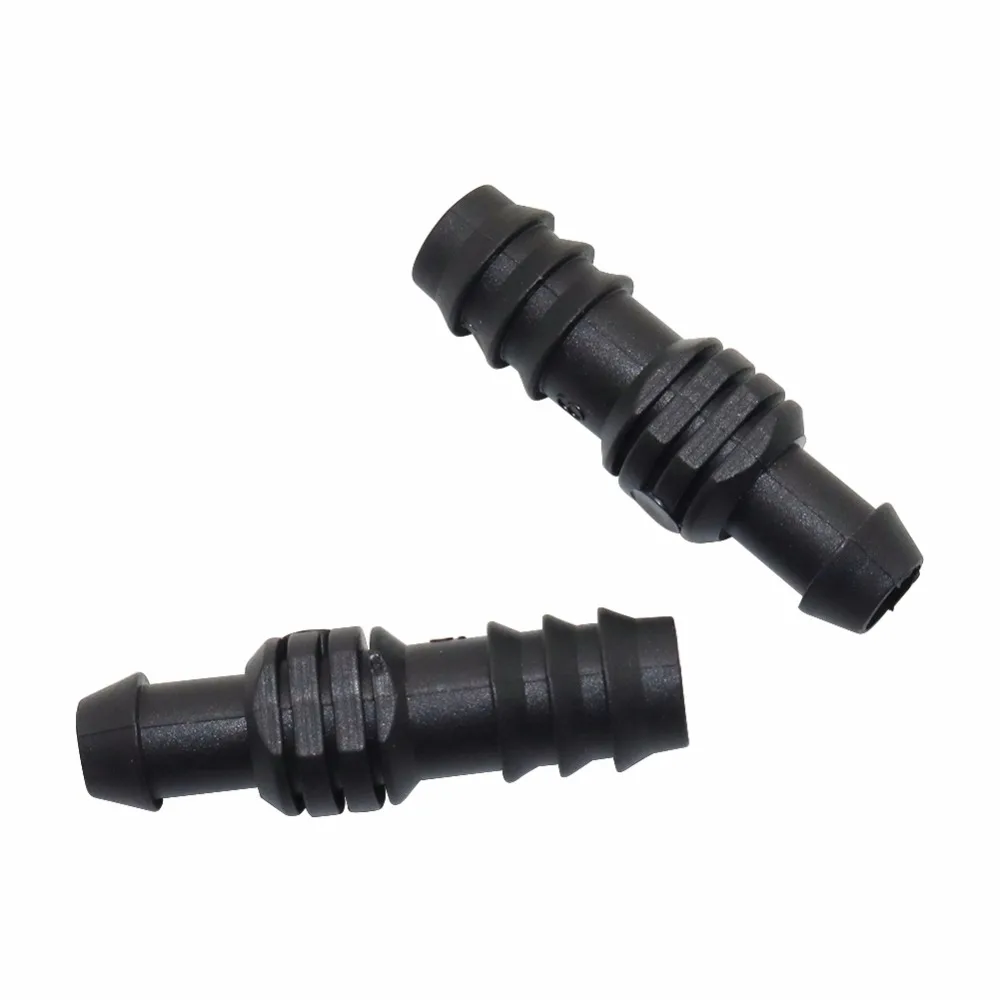 

50pcs 12mm to 16mm barbed Straight Hose Connector garden water quick coupling plastic hose fittings gardening plumbing tools