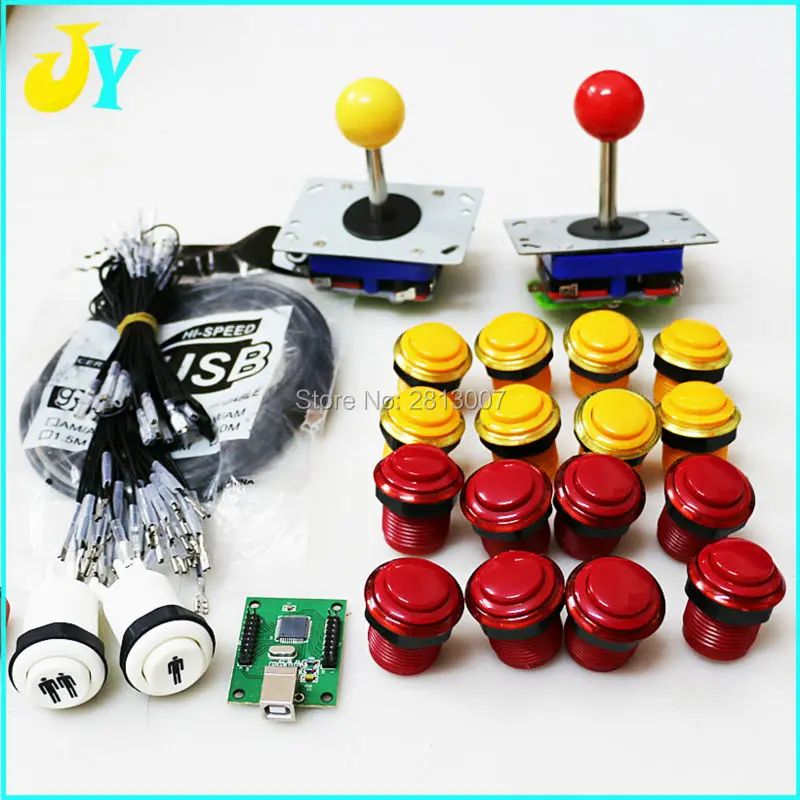 

Jamma MAEM to USB controller 2 player USB interface to joystick push button Jamma Multicade PC PS3 Raspberry PI