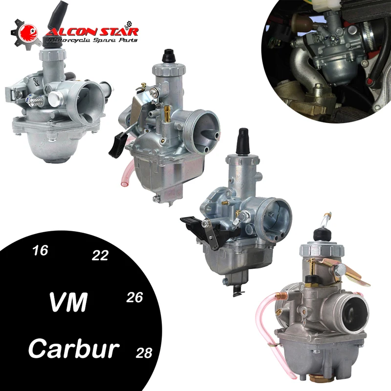 ZSDTRP Mikuni VM16 20 22 26 28 30mm Carburetor For DT125 RX125 DT175 TZR125 YMH125 Dirt Pit Bike ATV Quad Motorcycle Motorbike