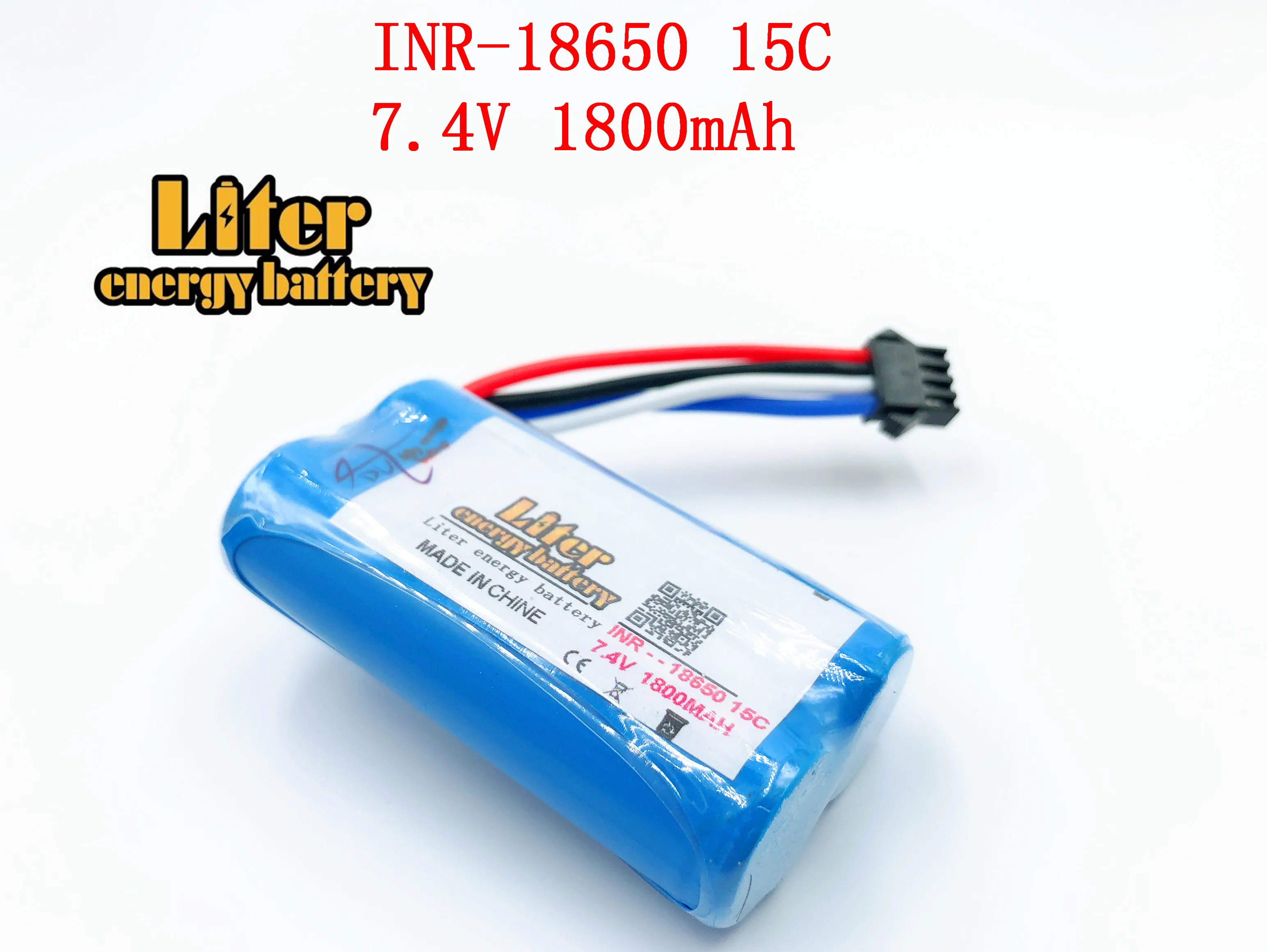 18650 7.4V 1800Mah 15C Li-ion Battery Parts For MJX T40 T40C F39 F49 T39 Syma 822 Udi U12A Syma S033G Q1 Tianke H100