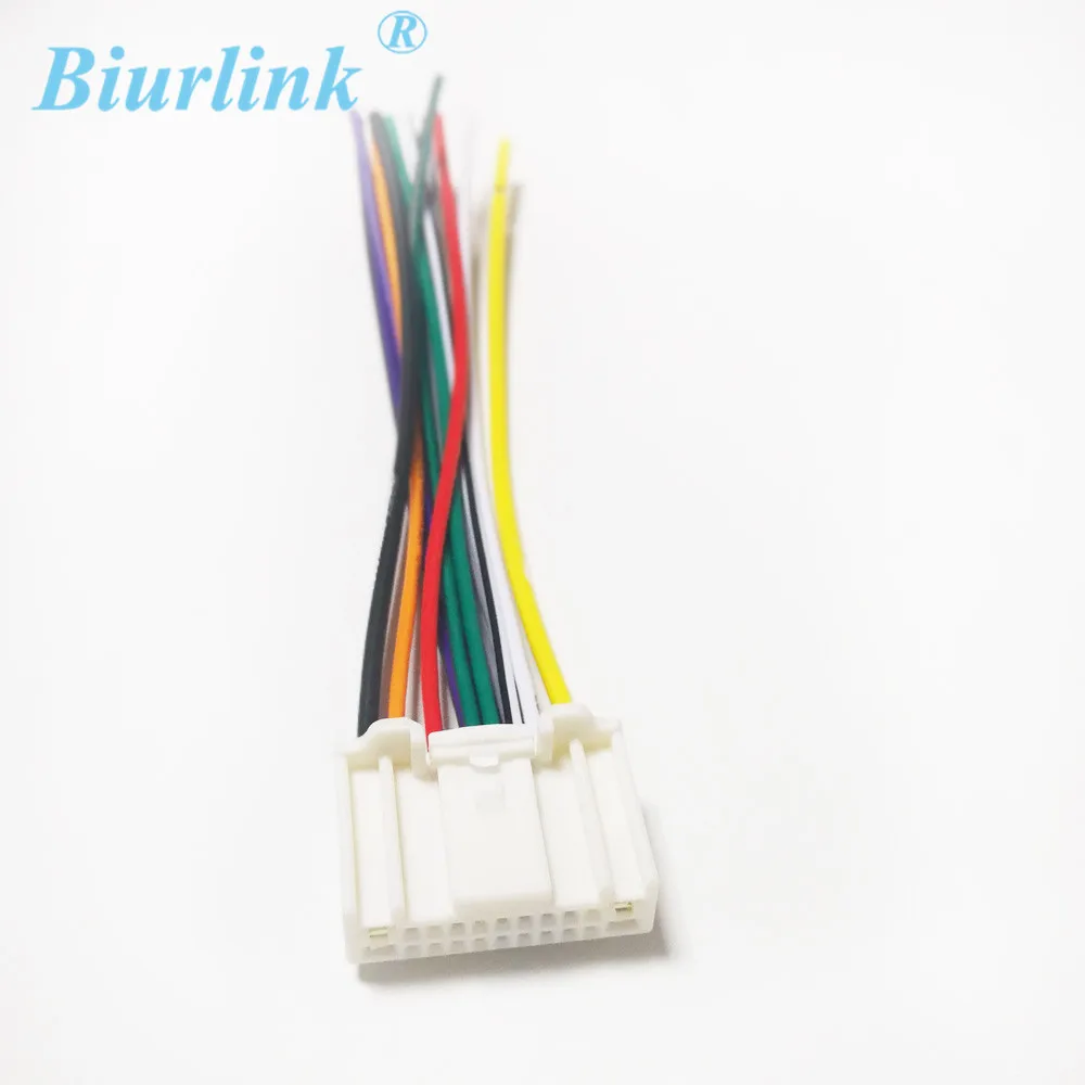 

Biurlink 10Pcs CAR RADIO CD PLAYER WIRING HARNESS ADAPTER for Nissan for Subaru for Infiniti OEM Factory Radio