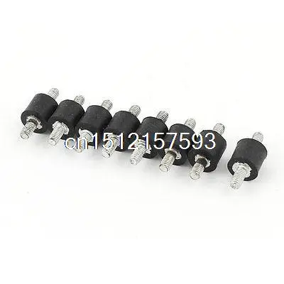 고무 충격 흡수 진동 아이솔레이터 마운트 8 개, 3/8 "x 3/8"