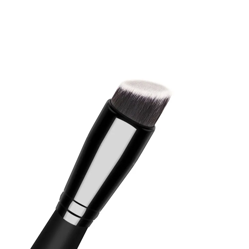 ZOREYA Brand Slanted Foundation Brush Incredibly Soft And Smooth Synthetic Hair Cosmetic Tools With Classic Black Wooden Handle