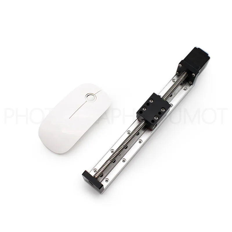 New linear axis 100mm customized length mini small linear guide rail module for 3d printer robotic arm