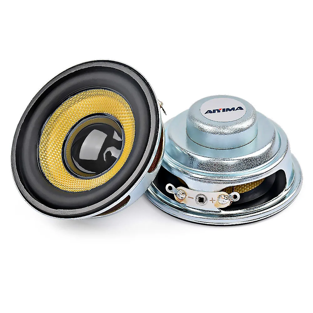 AIYIMA 2Pc Mini Audio Tragbare Lautsprecher 52MM 4 8 Ohm 5W Wasserdicht Glasfaser Vollständige Palette Bluetooth Lautsprecher DIY Zuhause Sound Theater