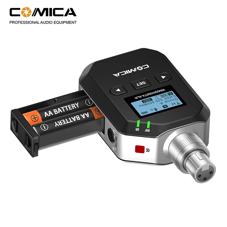 COMICA CVM-WM200&300-XLR UHF Wireless Plug-In XLR Transmitter