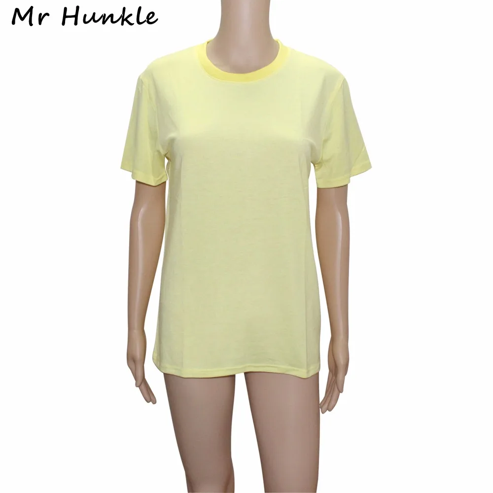 Mr hunkle女性のカジュアルtシャツoネック半袖トップtシャツプラスサイズXS-XXLクリアランス販売。