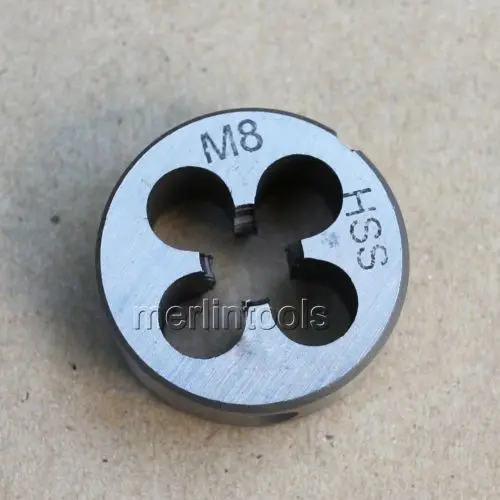 

M8 x 1.25 HSS Metric Right hand Die 8mm