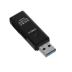 Card Reader USB 3.0 USB Adapter SDXC TF 2 In 1 For Tablets PC Laptop Computer Mini Portable USB3.0 TF Card Reader For Desktops