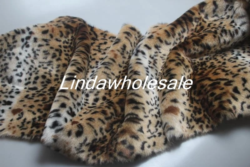 Leopard/tiger pattern faux fur fabric,felt cloth,background  carpet sofa material,170cm*50cm/pcs