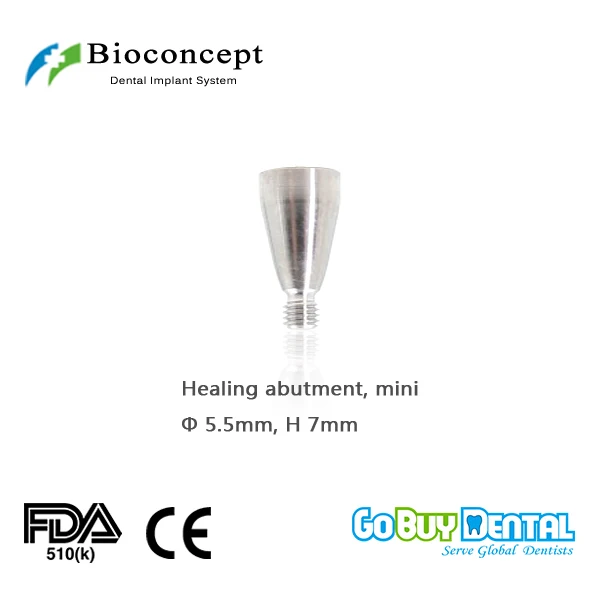 Bioconcept Hex Mini healing abutment D5.5mm, height 7mm(323330)