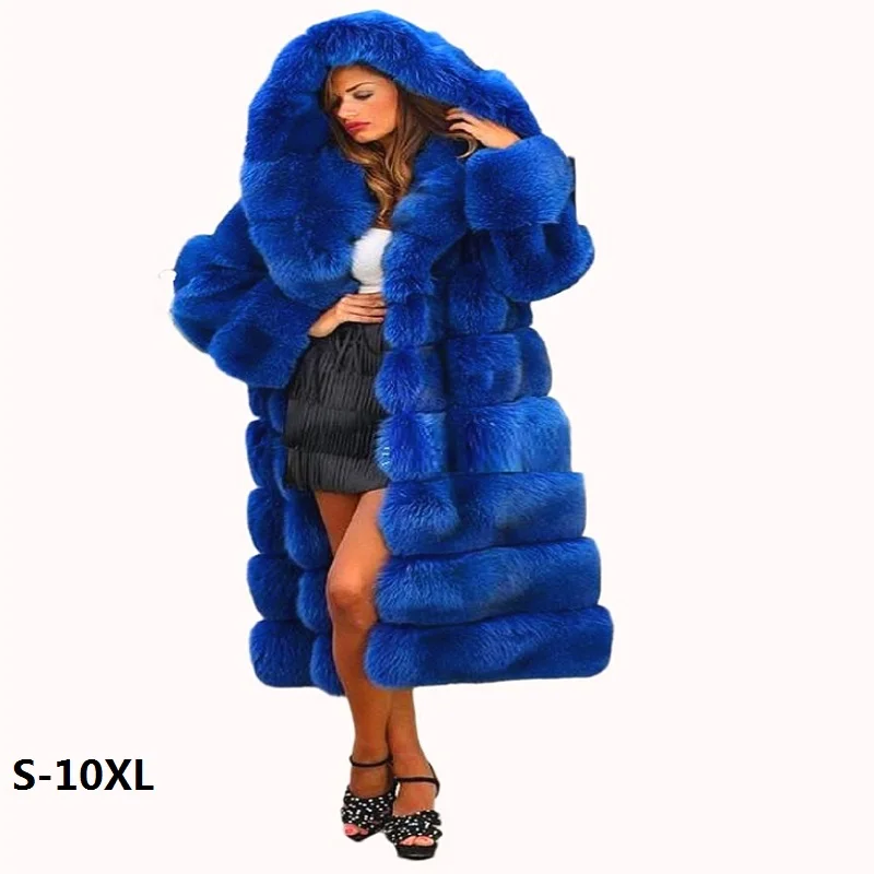 

Fur jacket new 2023 imported imitation mink fox fox coat coat blue cross stripe gorgeous abundance new fur coat woman