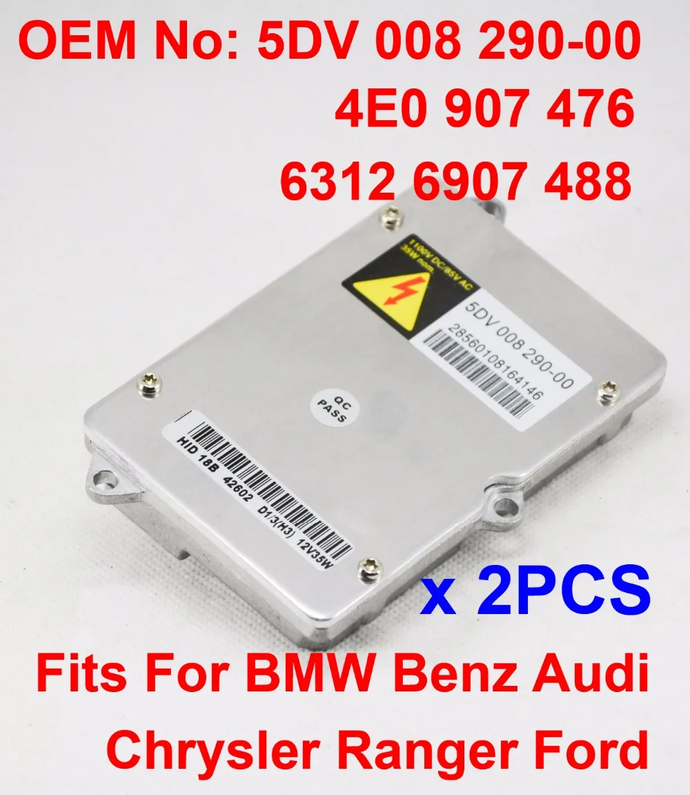 

2x35 Вт OEM HID балласт для ксеноновых фар 4E0907476 63126907488 0028202326 5DV00829000 для BMW Benz Audi Chrysler Ford Range