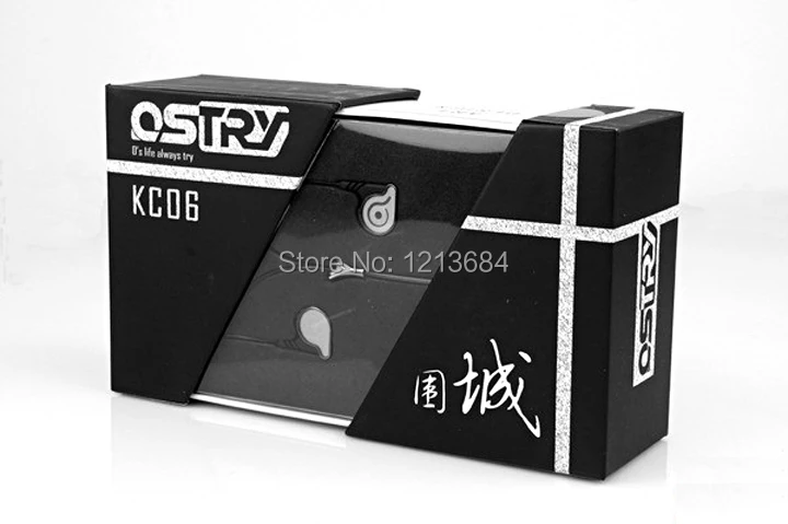 

Boxed!! Ostry KC06 10mm Dynamic Super Bass HIFI Vacuum Coating TPU Stereo In-Ear Music Earbuds Earphones For iPhone Samsung