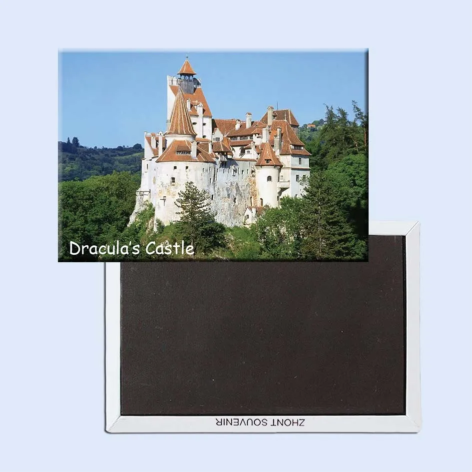 

SOUVEMAG Dracula Castle, Romania Refrigerator Magnets 21079,Souvenirs of Worldwide Landscape Online Store