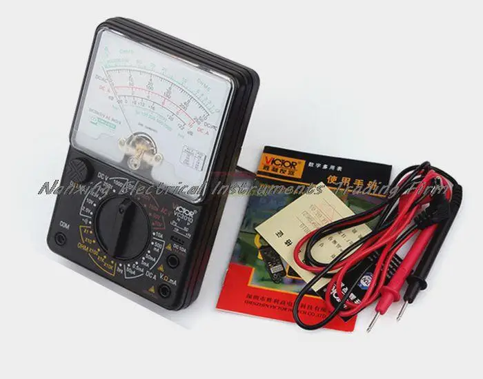 Аналоговый мультиметр VICTOR VC3010/VC3021, портативный мультиметр, предназначенный для измерения микросхем небольшого тока