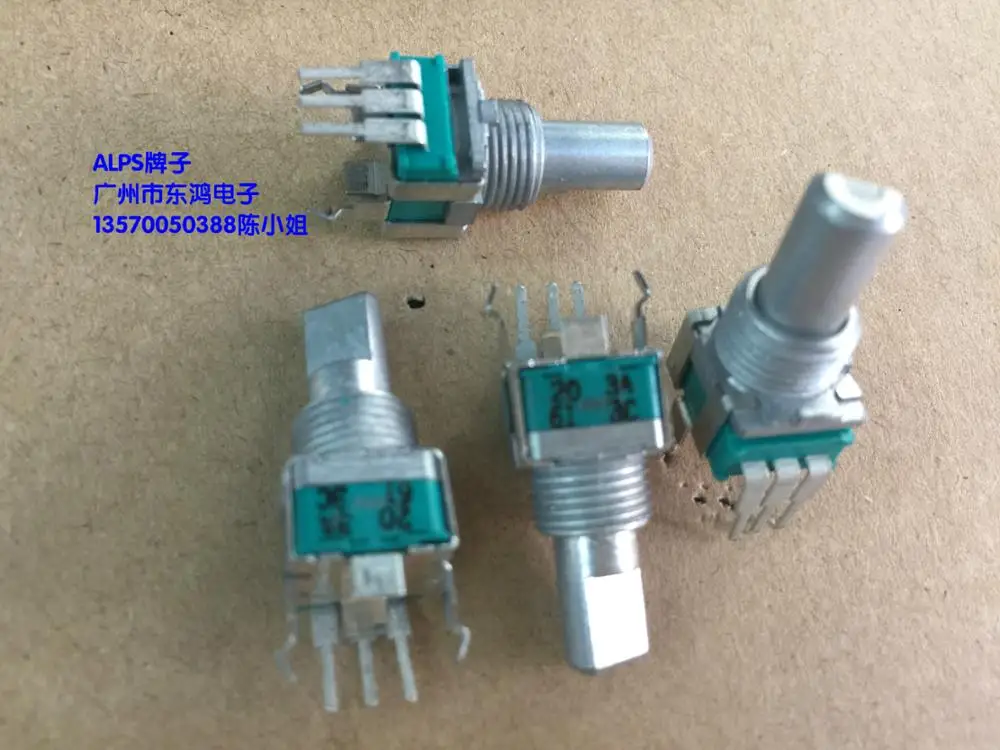 

4pcs for ALPS RK09L type precision potentiometer, single A20K shaft length 15mm volume potentiometer