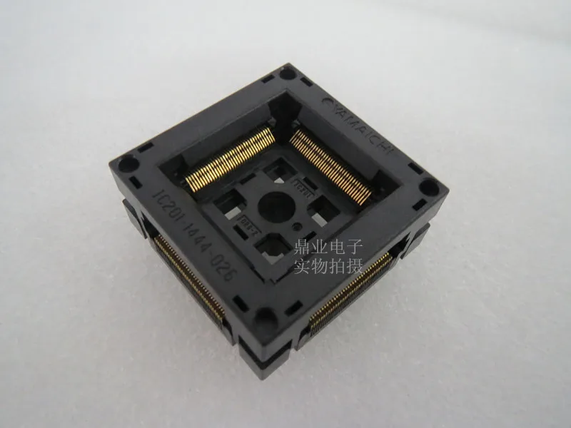 

IC201-1444-026 LQFP144 Burn-in Socket gold plating IC testing seat Test Socket test bench